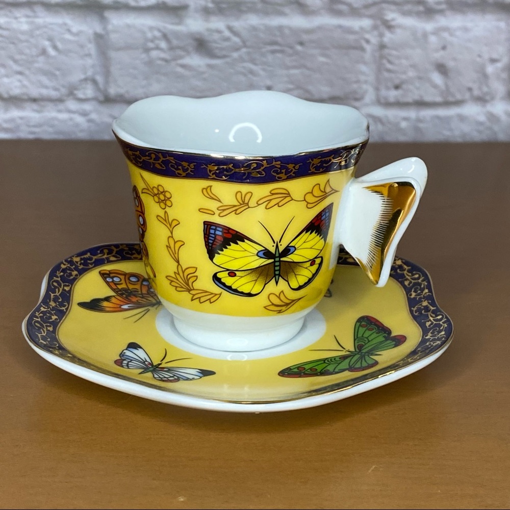 Butterfly Teacup with Wing Handle